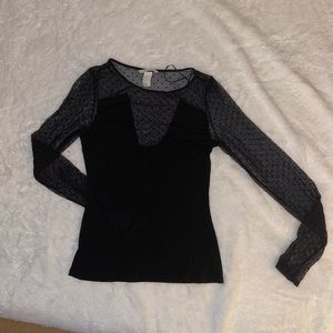 H&M Sheet Sleeve Top